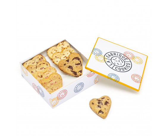 Box of 8 "heart" cookies
